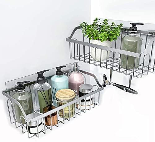 8 Pcs Corner Shower Caddy Adhesive Hooks 1