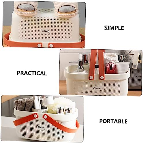 COSMEVIVI Hanging Shower Rustproof Storage Basket with Handle
