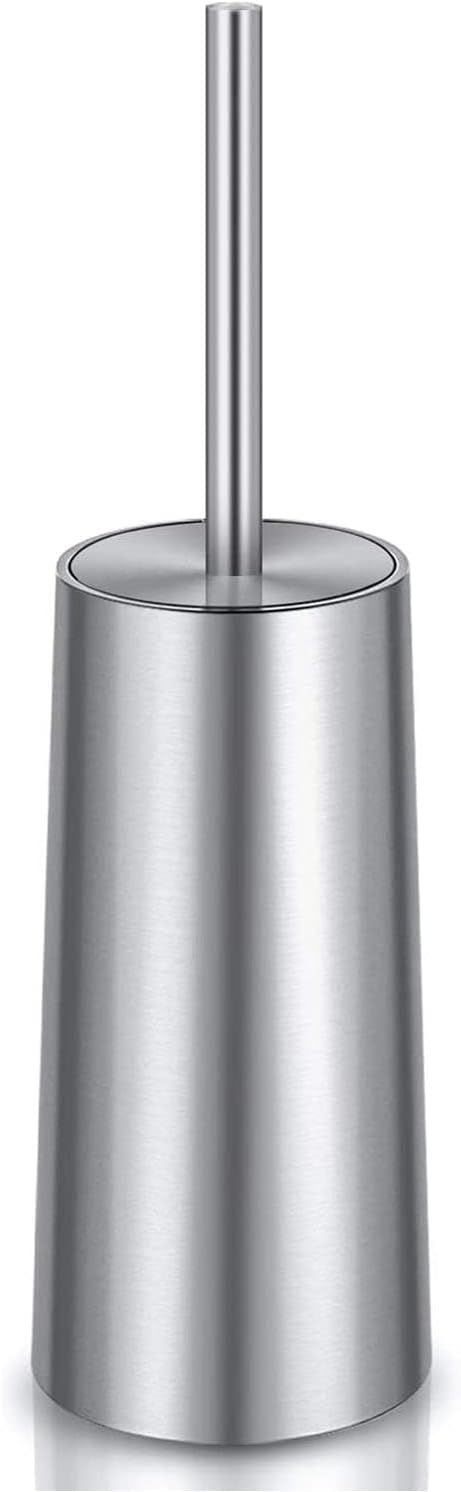 Wsedor Toilet Brush and Holder - 304 Stainless Steel Rust Resistant Elegant Design