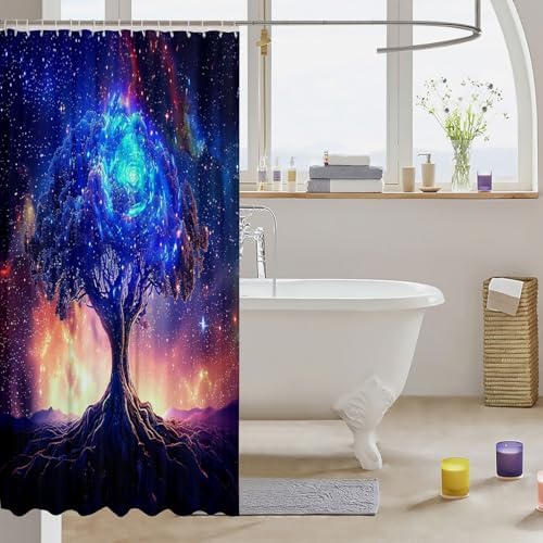 Feelyou Tree of Life Shower Curtain Set 72x72