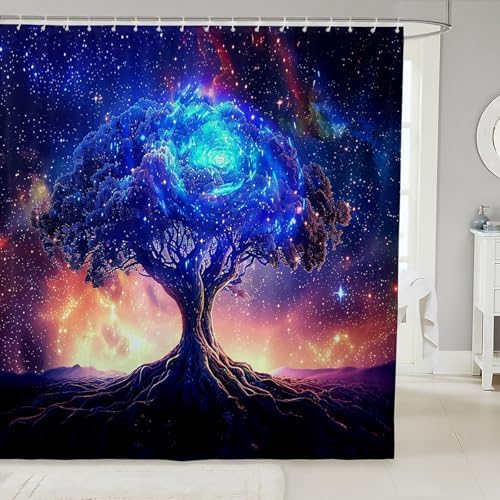 Feelyou Tree of Life Shower Curtain Set 72x72