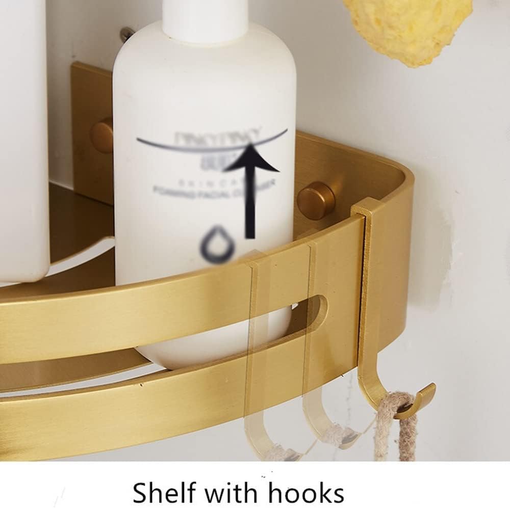 BAHELS Corner Shower Caddy with Hooks