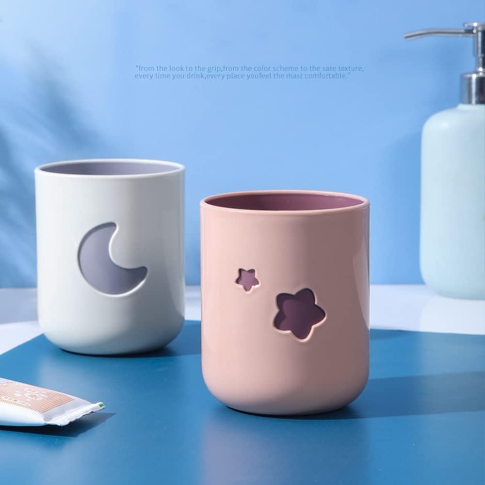 Moon Stars Couple Toothbrush Cup 2Pcs