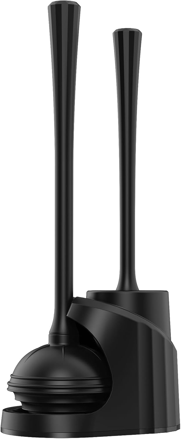 Lanburch 2 in 1 Toilet Brush and Plunger Set