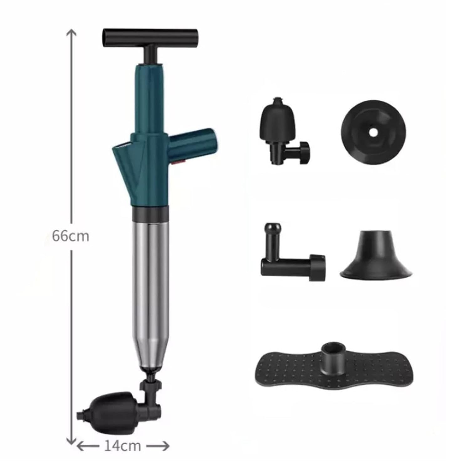Pilipane High Pressure Air Toilet Plunger Drain Clog Remover