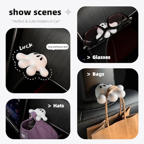 Cute Hanging Toothbrush Holder with Suction Hooks and Sticky Pads
