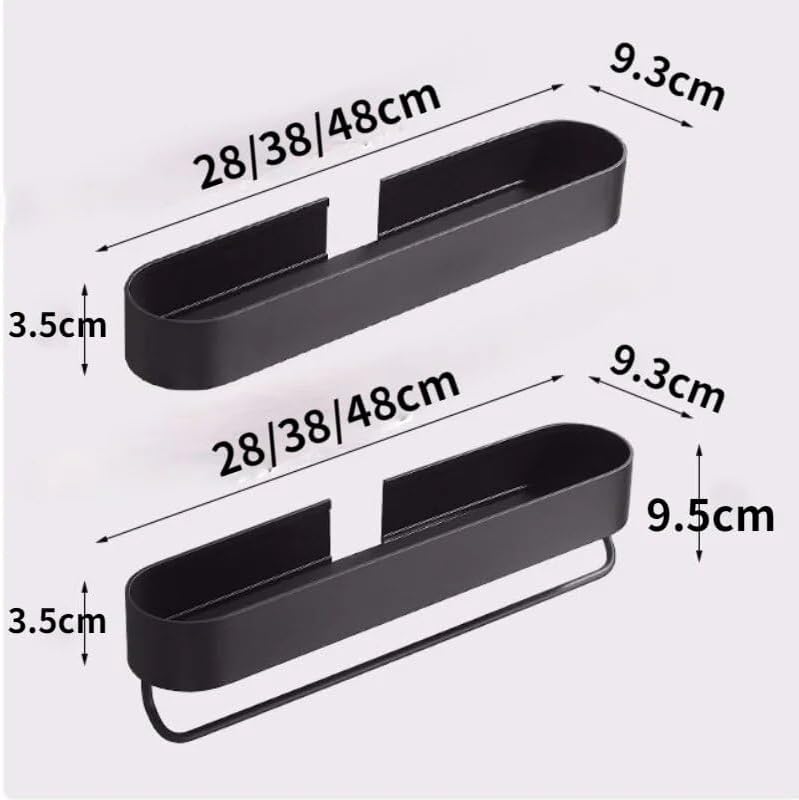 BAHELS Shower Caddy Black Wall Shelf