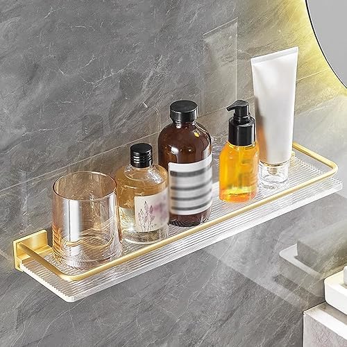 BAHELS Floating Wall Mounted Shower Caddy Shelf 30cm