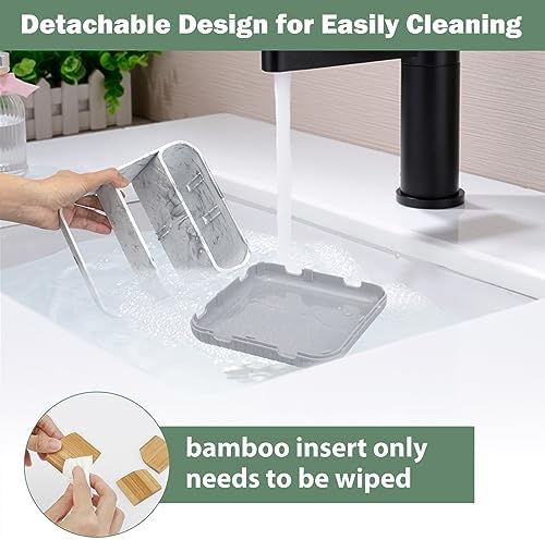 Chintu 6-Slot Marble Toothbrush Holder with Drainage