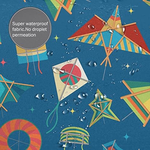 Cartoon Paper Kites Fly Shower Curtain 72x72 Inches with Hooks