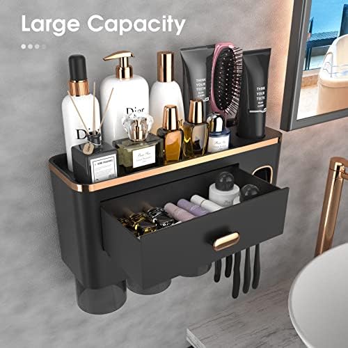 iHave Wall Toothbrush Holder with Dispenser