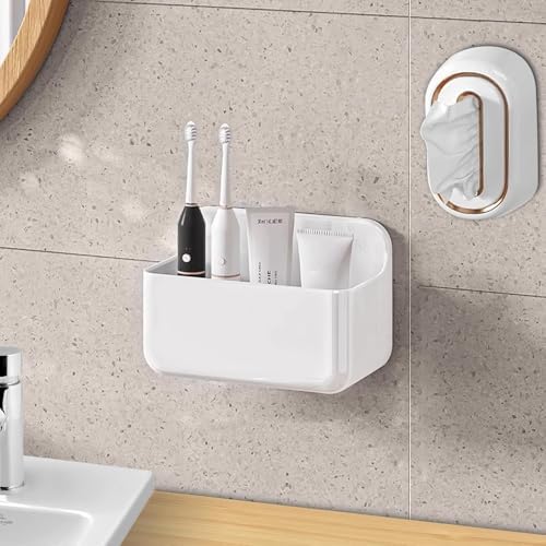 ANRUI Wall Mounted Shower Shelf - White