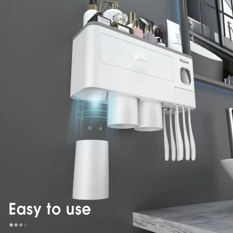 iHave Wall Mounted Toothbrush Holder with Dispenser 1
