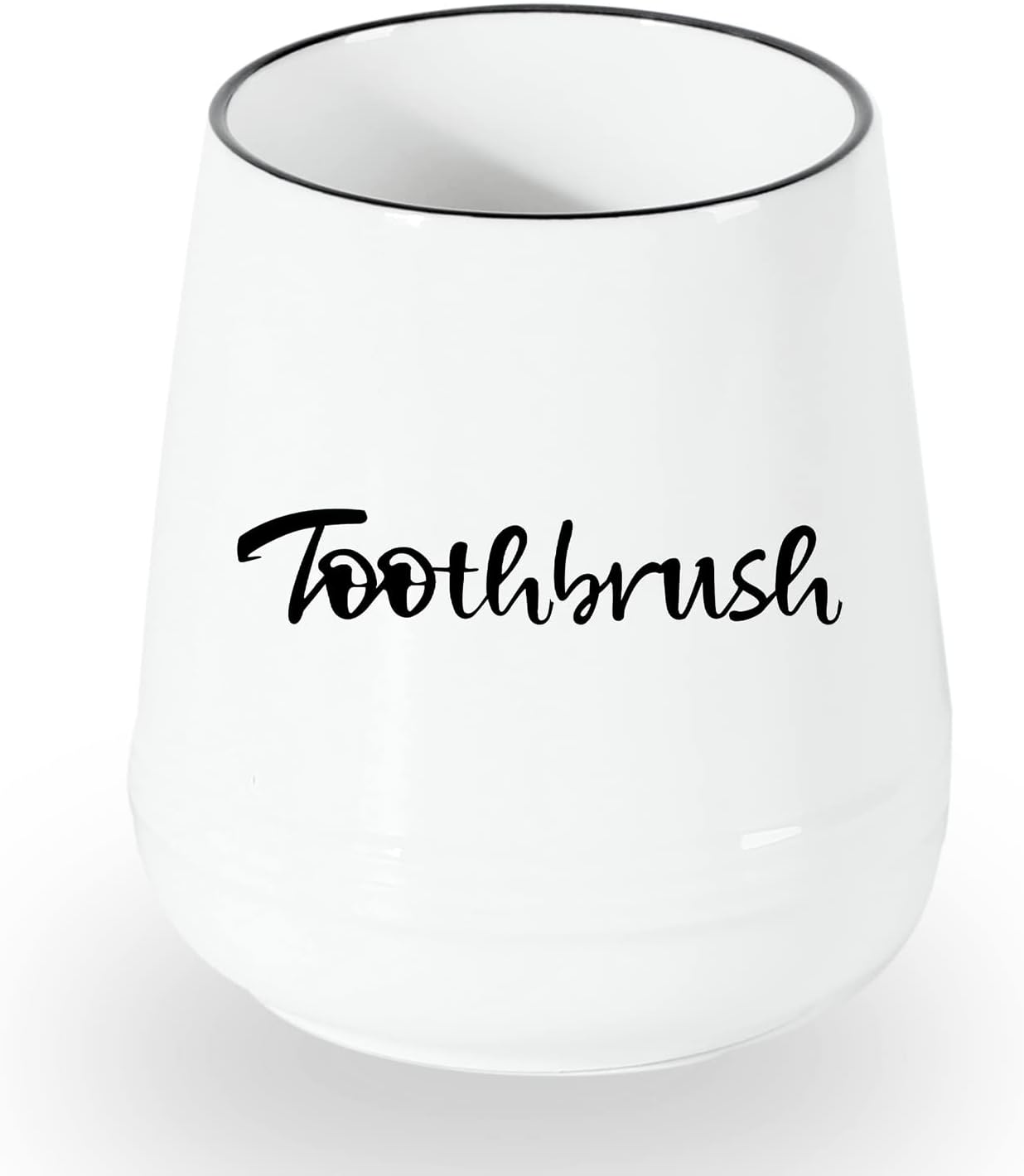 LEETOYI Porcelain Toothbrush Holder White 1