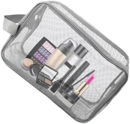 Ainiveiya 1PC Portable Mesh Shower Bag for Travel