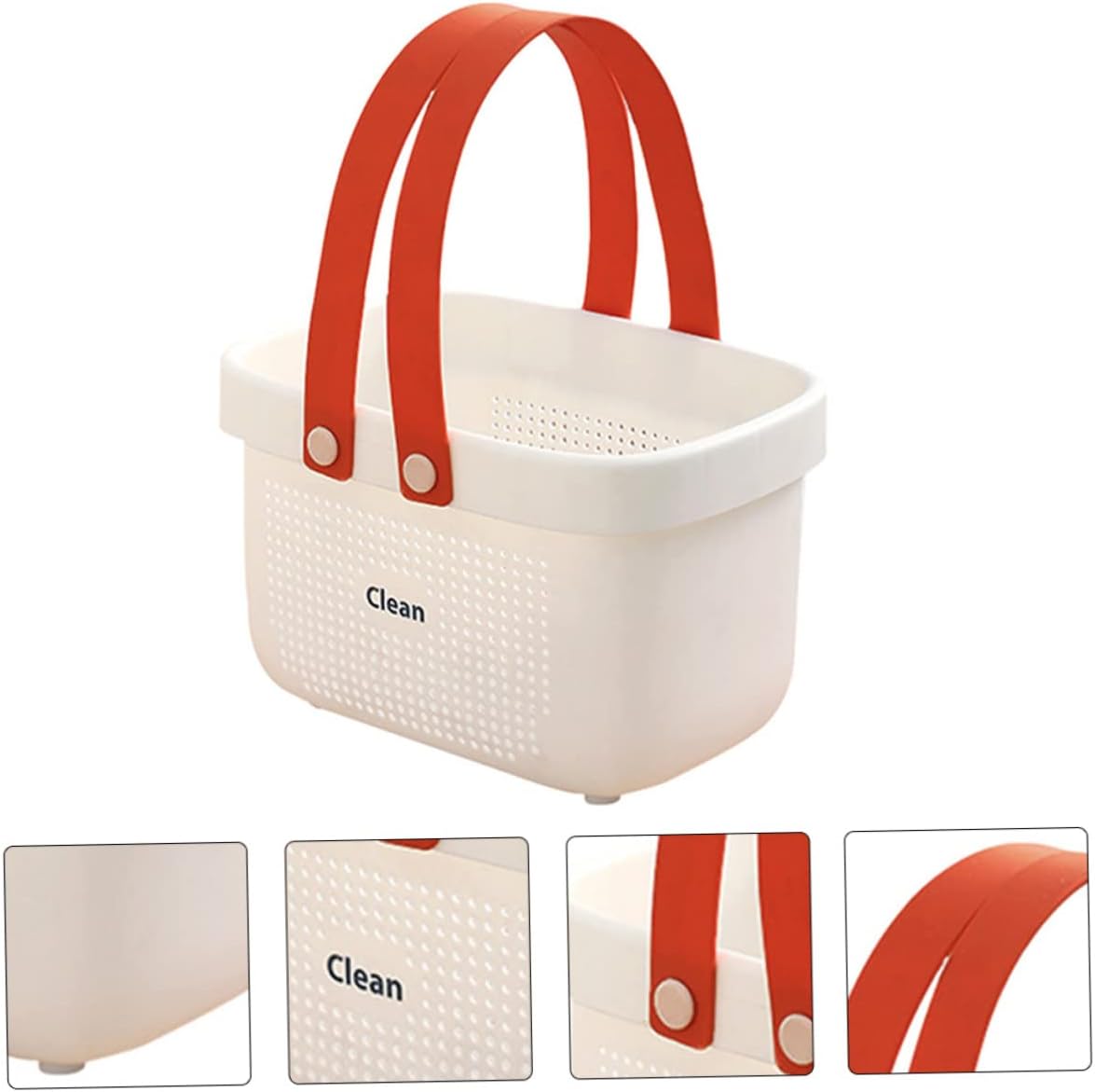 COSMEVIVI Hanging Shower Rustproof Storage Basket with Handle