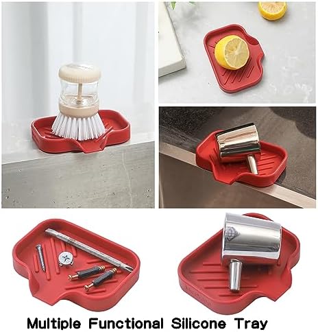 MicoYang Silicone Soap Dish with Drain Spout - 49x32