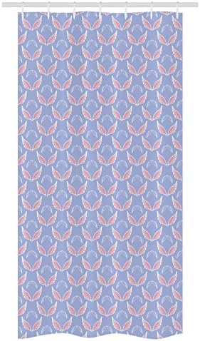 Ambesonne Angel Wings Stall Shower Curtain Set