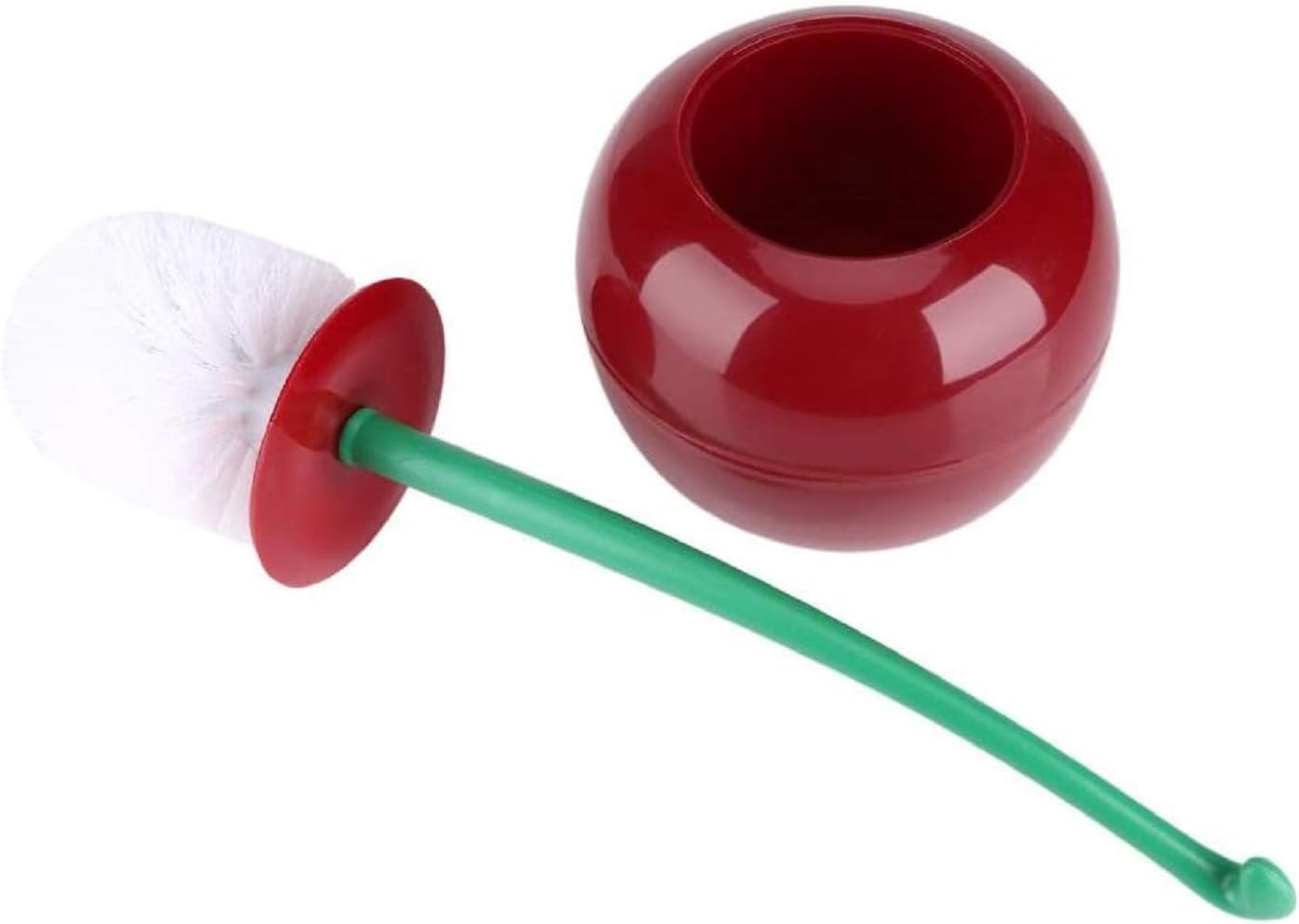 Cherry Shape Toilet Brush Set - Compact and Durable