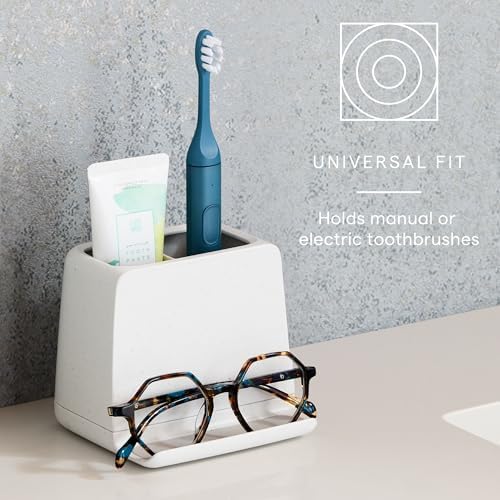 YouCopia Ledge Toothbrush Holder 2-Slot