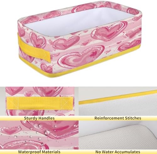Love Heart Shape Toilet Paper Baskets for Bathroom