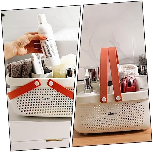 COSMEVIVI Hanging Shower Rustproof Storage Basket with Handle