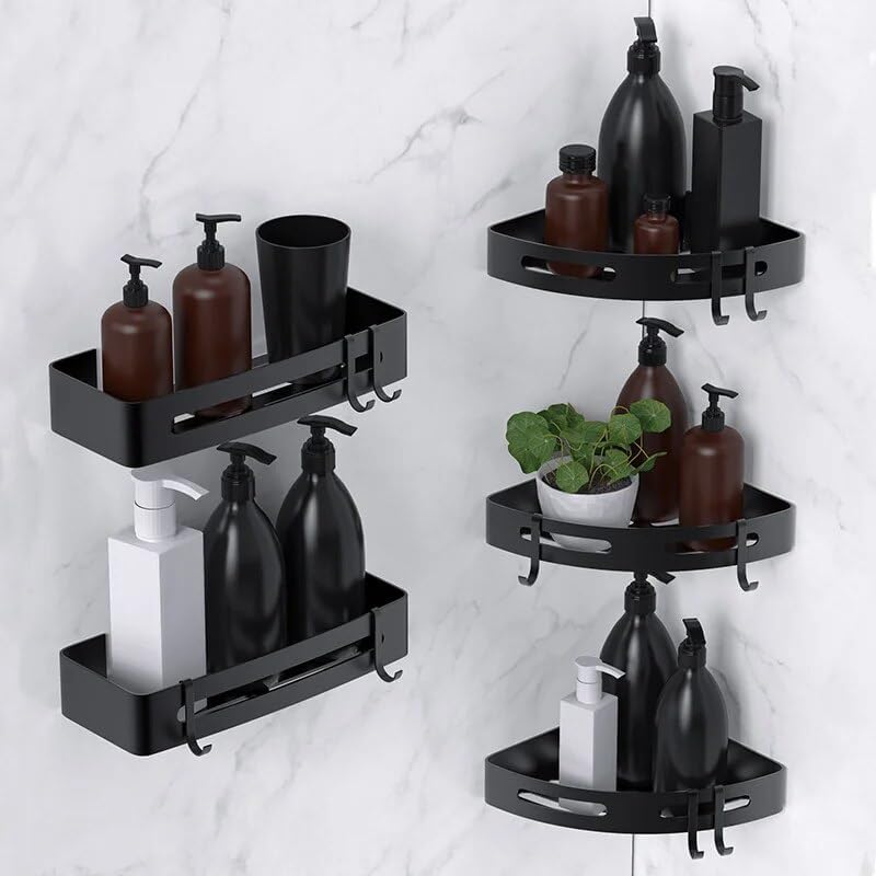 BAHELS Triangle Shower Caddy with Storage Shelves