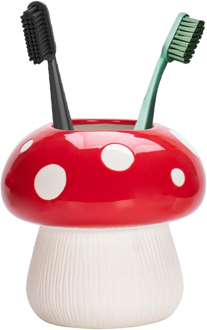 Cute Mushroom Toothbrush Holder - Home Decor