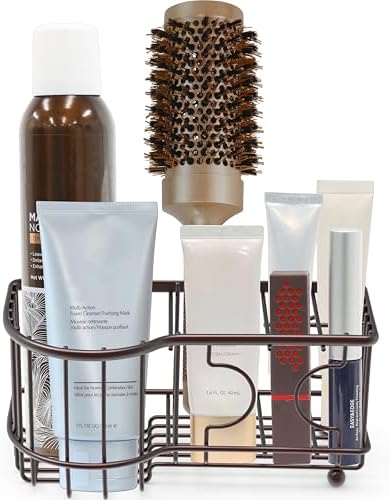 Simple Houseware 6 Slots Toothbrush Holder with Side Slots Bronze