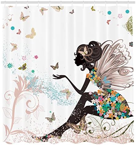 Ambesonne Fantasy Shower Curtain 69x70 Warm Taupe