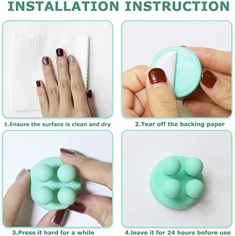XoYoZo 4 pcs Silicone Multi-Function Hook Holder