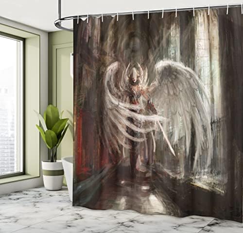 Ambesonne Fantasy Shower Curtain with 12 Hooks 69 x 70