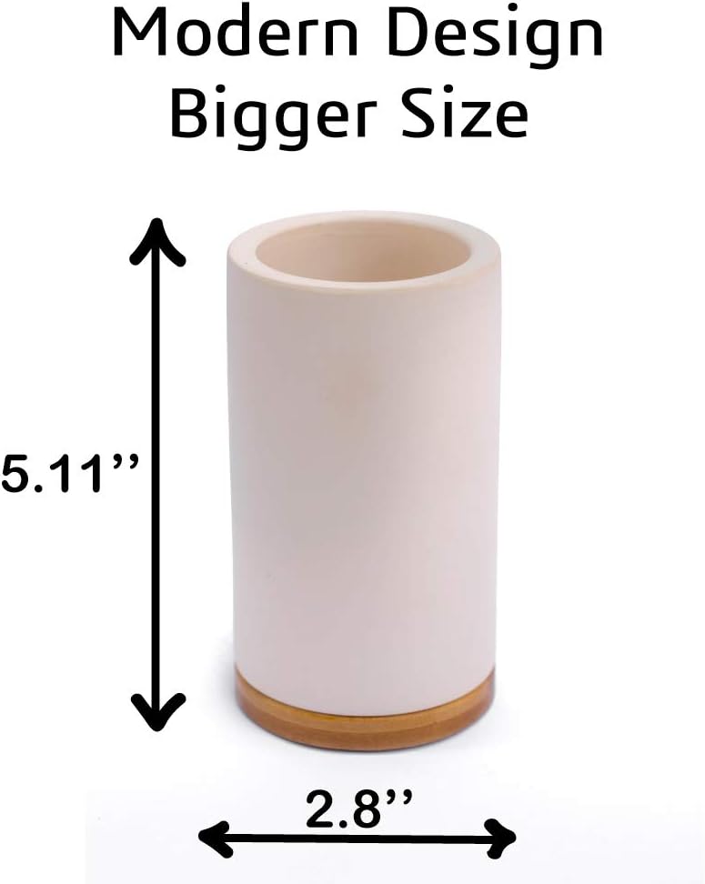 Matani Bamboo Toothbrush Holder with Drainage