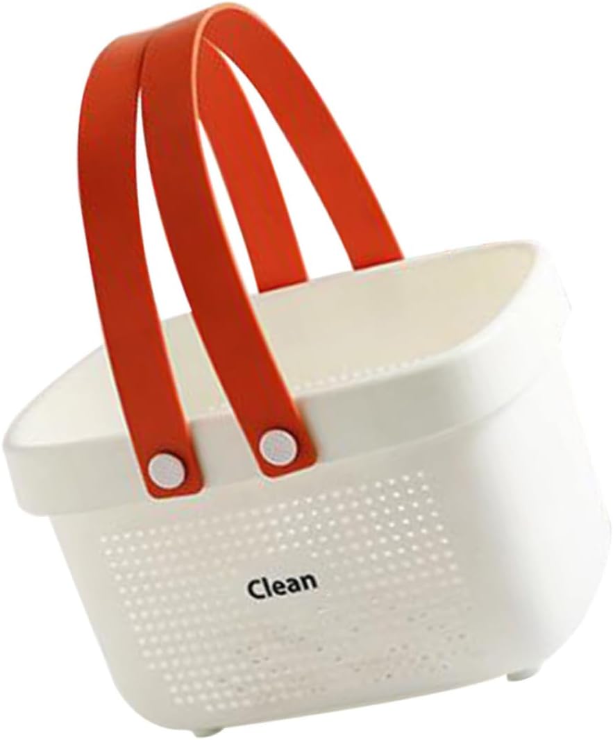 COSMEVIVI Hanging Shower Rustproof Storage Basket with Handle