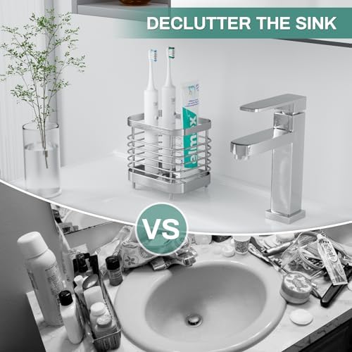 Stainless Steel Shower Toothbrush Holder with Drainage