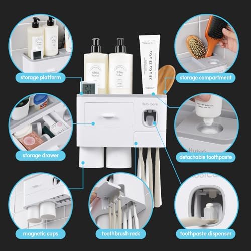 HuBDIC HubiCare Toothbrush Holder with Dispenser
