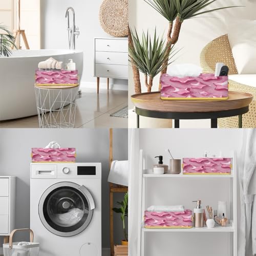 Cute Pinks Stars Toilet Paper Baskets for Bathroom
