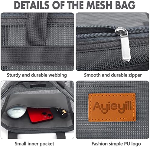 Ayieyill Portable Shower Caddy with Zipper