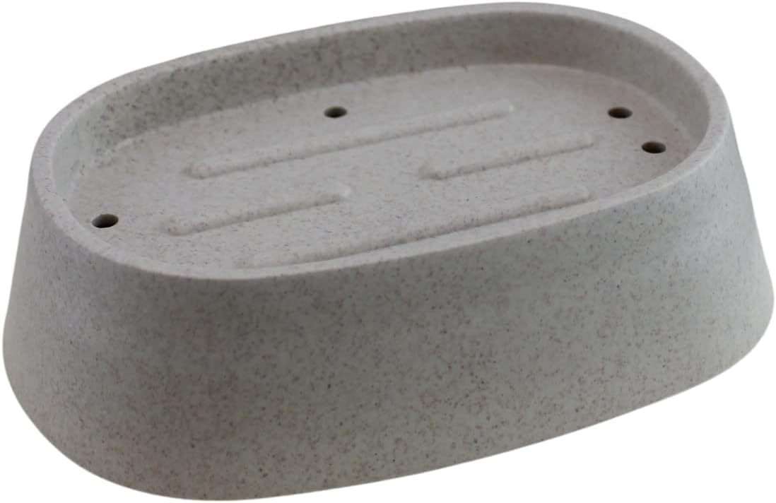 4 Piece Bathroom Accessories Set - Sandstone Beige