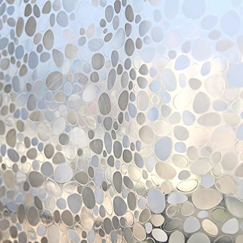 AooHome 72x66 Inch Shower Curtain with Bottom Magnets and 3D Stone Pattern
