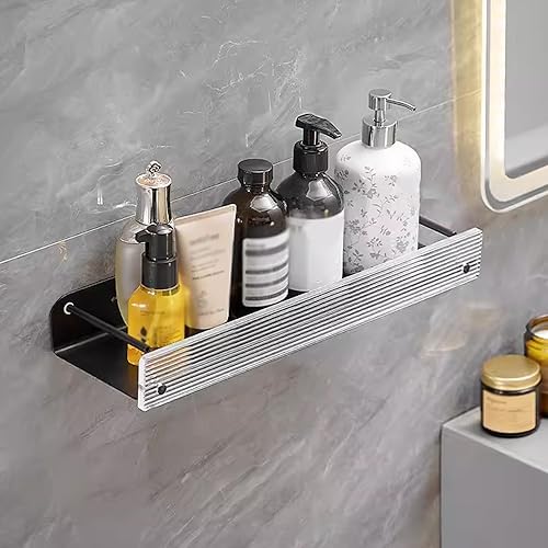 BAHELS Wall Mounted Aluminum Shower Rack 30cm 1