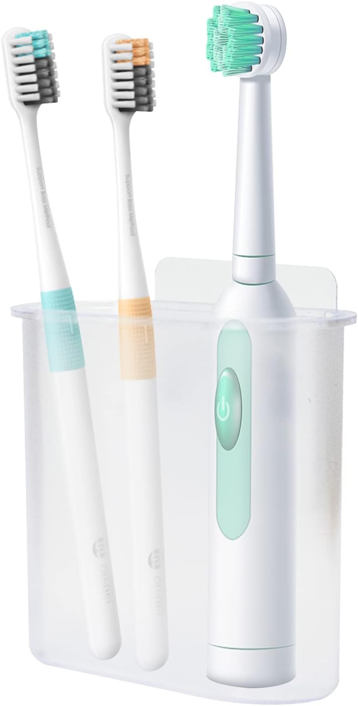 Self Adhesive Wall Mounted Toothbrush Holder for Bathroom