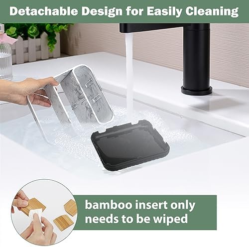 Chintu 6 Slots Toothbrush Holder Black