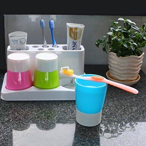 ENJOYPRO 5 Hole Toothbrush Holder Set