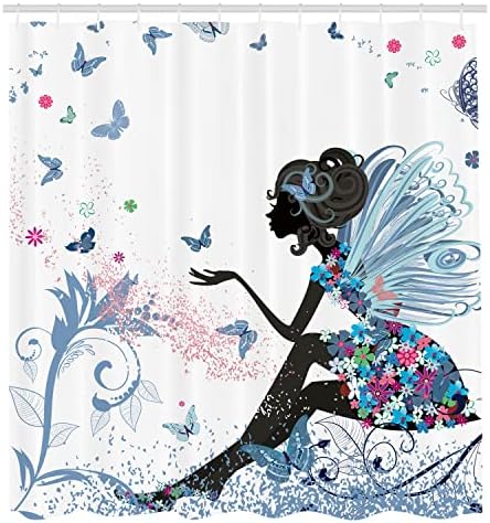 Ambesonne Fantasy Shower Curtain with 12 Hooks