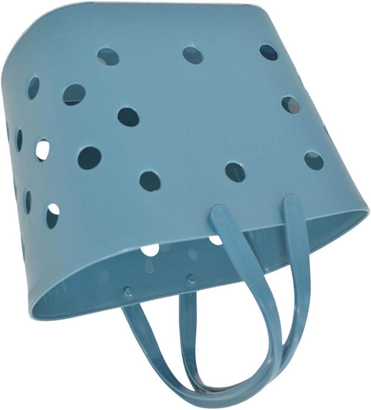 DMLENGOIN Portable Shower Basket with Handle - Blue