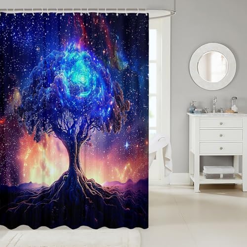 Feelyou Tree of Life Shower Curtain Set 72x72
