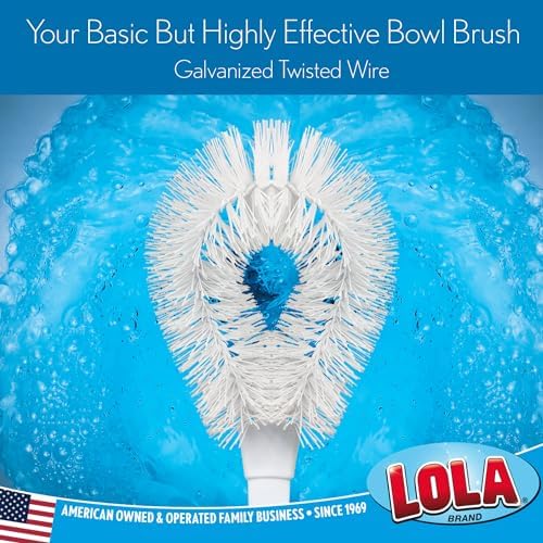 Lola Products Toilet Bowl Brush with Curved Head