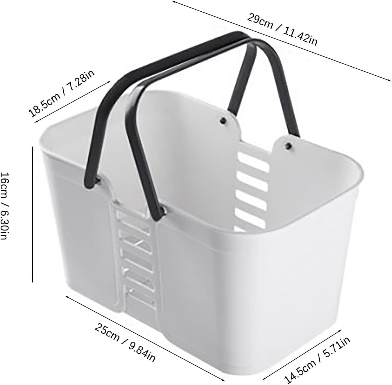 BILIKEYU Foldable Shower Caddy with Handle