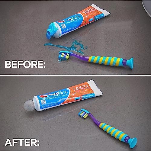 Chrome Cherry SqueezMe Self-Closing Toothpaste Caps Pack of 6